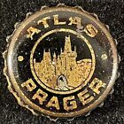 ATLAS PRAGER BEER CITY SKYLINE CORK LINED BEER BOTTLE CAP CHICAGO ILLINOIS CROWN