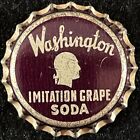 WASHINGTON GRAPE UNUSED CORK SODA BOTTLE CAP NEWARK, NEW JERSEY NJ CROWNS GEORGE