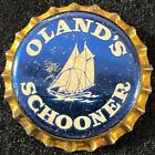 CANADA #19 CORK LINED BEER BOTTLE CAP OLAND'S SCHOONER HALIFAX NOVA SCOTIA CROWN