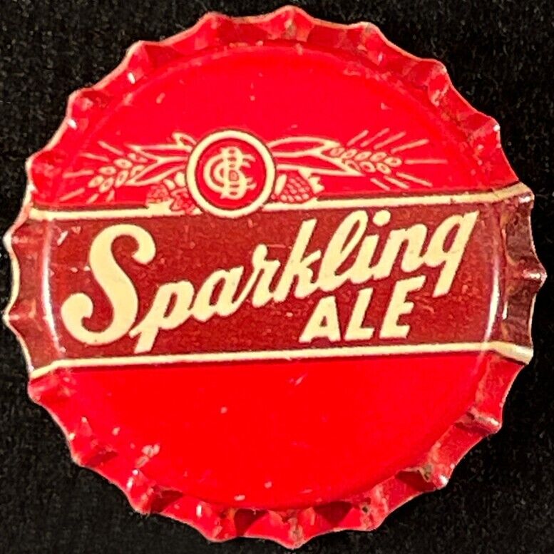 CREMO SPARKLING ALE  BROWN  CORK BEER BOTTLE CAP ~ NEW BRITAIN CONNECTICUT CROWN