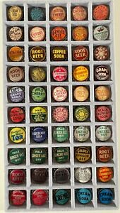 GENERIC #6 CORK/PLASTIC LINED SODA BOTTLE CAP COFFEE PEACH APPLE CIDER OLD CROWN