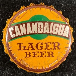 CANANDAIGUA LAGER CORK BEER BOTTLE CAP GEO F STEIN BUFFALO NEW YORK OLD NY CROWN