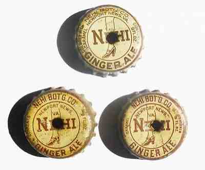 Nehi Ginger Ale Cork Bottle Caps  Newport News, VA  Super Rare!!