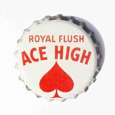 Unused Ace High Royal Flush Cork Bottle Cap Portland, OR   Extremely Rare!!