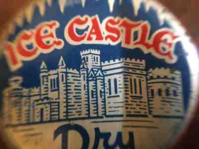 RARE Vintage Cork Lined Soda Bottle Cap ICE CASTLE DRY Bottled in CANADA