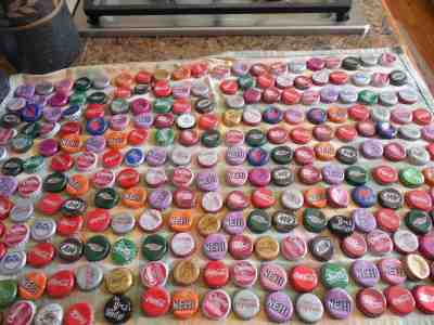 240 Coca Cola/Nehi/Dr Pepper Sprite A W Cheerwine Mt Dew+more soda bottle caps 