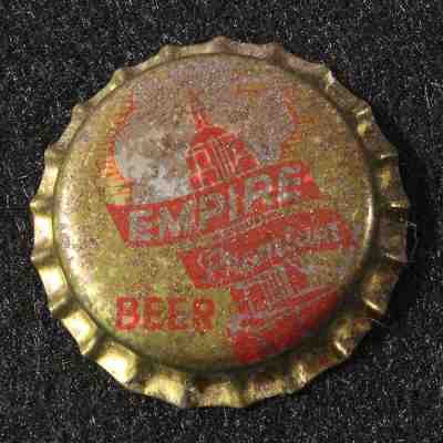 EMPIRE STATE BUILDING CORK BEER BOTTLE CROWN JACOB RUPPERT NYC NEW YORK NY 1950s