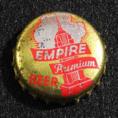 EMPIRE STATE BUILDING CORK BEER BOTTLE CROWN JACOB RUPPERT NYC NEW YORK NY 1950s