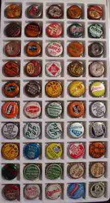 50 CORK LINED SODA BOTTLE CAP CROWNS GRAF DR. SWETT RC COLA TRU-ADE DAD'S PEP-UP