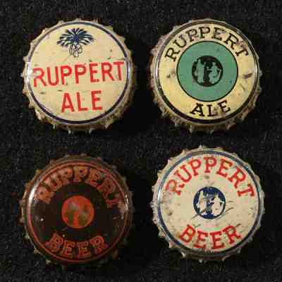 RUPPERT SOUTH/NORTH CAROLINA TAX CORK BOTTLE CAP CROWN JACOB NEW YORK, NY SC NC+