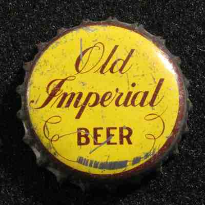 OLD IMPERIAL CORK LINED BEER BOTTLE CAP CROWN GREEN RAHR'S BAY WISCONSIN WISC WI