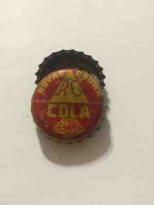 VINTAGE RC ROYAL CROWN COLA SODA BOTTLE CAP WITH SOUTH CAROLINA TAX STAMP•LOOK•