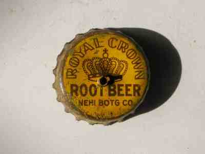  1935-1937 VINTAGE NEHI ROYAL CROWN ROOT BEER CORK BOTTLE CROWN CAP