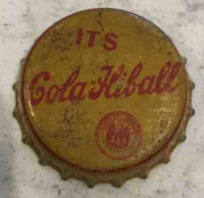 It’s Cola - Hiball Louisiana Tax Seal Soda  Bottle Cap Crown USED CORK Caps