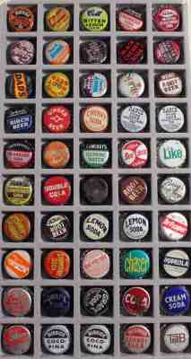 50 CORK LINED SODA BOTTLE CAP CROWNS POMEROY COTT FANTA DR SWETT SUN DROP MA'S++