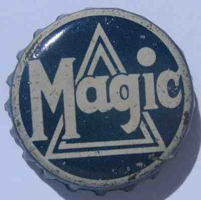 MAGIC SODA BOTTLE CAP; USED CORK; 1920-1934; PLZ HELP ID THIS CROWN W/CITY&STATE