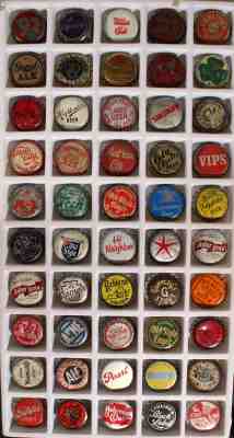 50 CORKLINED BEER BOTTLE CAP CROWN RED FOX TROMMER FALLS CITY HEILEMAN IMPERIAL+