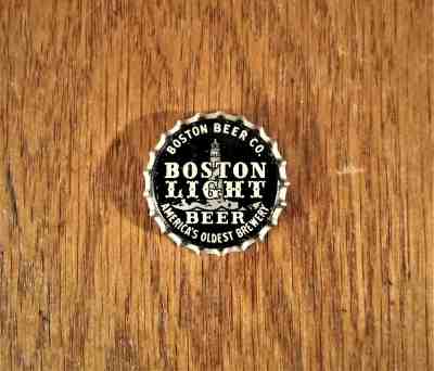 ~BOSTON LIGHT BEER ALE~ Cork Cone Top / Beer Bottle Crown Cap NEW~UNUSED *TOUGH*