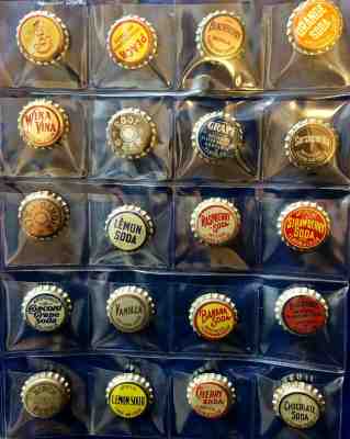 20 Unused Antique Soda Bottle Crown Cork & Seal Co. Syruper-Crowner Caps