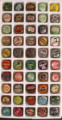 50 CORK LINED SODA BOTTLE CAP CROWN BERKELEY CLUB ESQUIRE CLICQUOT PRAIRIE BREW+