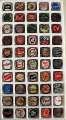 50 CORK LINED BEER BOTTLE CAP CROWN POTOSI HUBER HAMM'S STANTON STAG MATT'S UC++