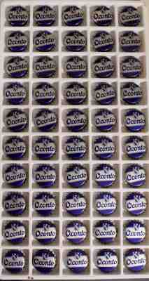 50 OCONTO UNUSED CORK LINED BEER BOTTLE CAP CROWN OCONTO BREWING WISCONSIN WISC.