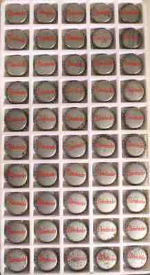 50  RED  RHINELANDER •UNUSED• CORK LINED BEER BOTTLE CAP CROWN WISCONSIN WISC WI