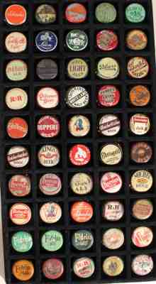 50 NEW YORK CITY CORK LINED BEER BOTTLE CAP CROWN EHRET TROMMER KINGS RUPPERT NY