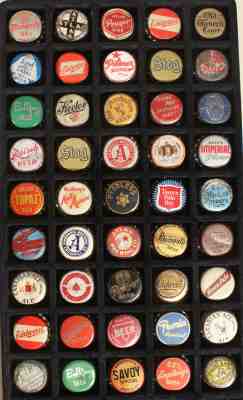45 CHICAGO ILLINOIS CORK LINED BEER BOTTLE CAP CROWN ATLAS STAG REISCH KEELEY CA