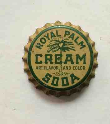 SODA cap crown Royal Palm CREAM cone can flat bottle acl Terre Haute Coca Cola