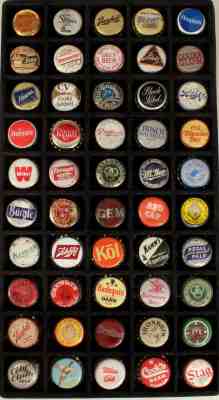 50 CORK LINED BEER BOTTLE CAP CROWN BRAUMEISTER STEIN'S REGAL BLITZ-WEINHARD GEM