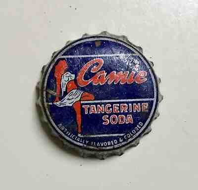 Old Camie Tangerine Soda Pop Bottle Cap Crown Keystone Bottling Harrisburg PA