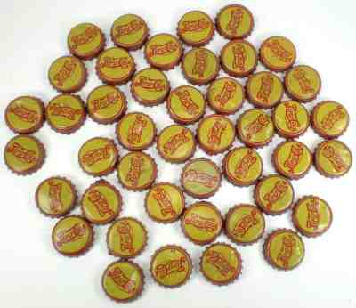 Vintage Pepsi Double Dot Bottle Caps / Cork Lined Crowns ~ 42 Total