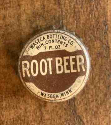 VintageCork Lined Bottle Cap Crown Waseca Bottling Root Beer Soda Minnesota MN