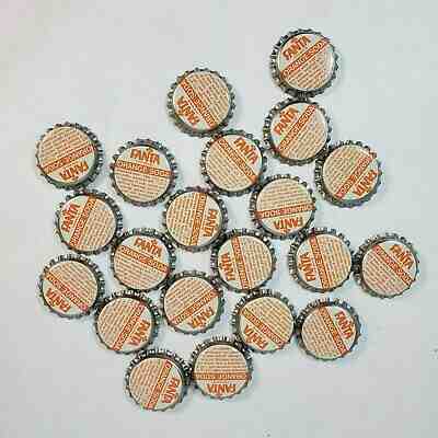 Fanta Orange Soda Crown Vintage Bottle Caps Collect Craft Metal