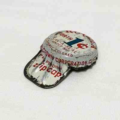 Vintage RC Cola Royal Crown zzip Bottle Cap Cork Lined Baseball Cap Chicago 