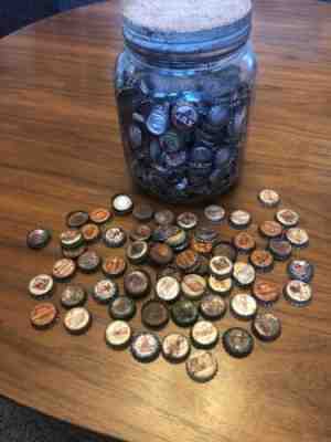 Lot 100?  Cork Lined Soda Beer Bottle Cap Crown Texas Shiner Jax Old