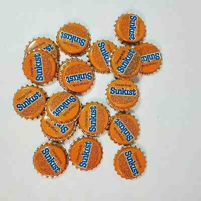 Sunkist Orange Soda Crown Vintage Bottle Caps Collect Craft Metal
