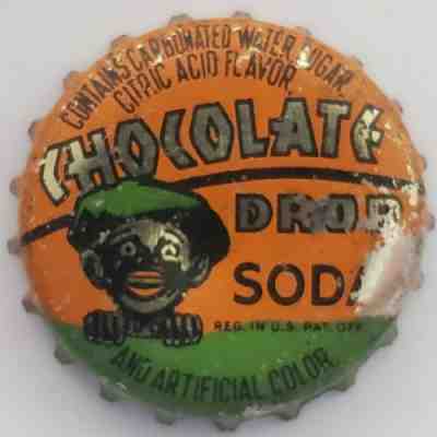 Chocolate Drop Soda Cork Lined Bottle Cap; Rare; Cork Crown; Used
