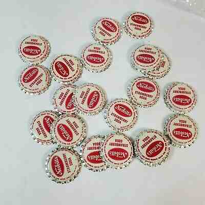 Nesbitts Strawberry Soda MO Crown Vintage Bottle Caps Collect Craft Metal