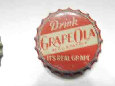 GRAPE OLA  Soda Pop Bottle Unused Cork Cap Crown 