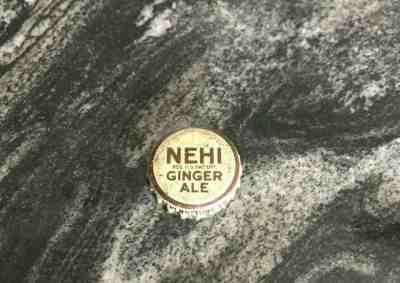 VINTAGE NEHI GINGER ALE SODA POP CORK BOTTLE CAP CROWN NEHI BOTTLING LANSDALE PA