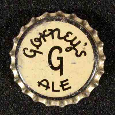 GORNEY'S ALE UNUSED CORK LINED BEER BOTTLE CAP FLINT MICHIGAN VINTAGE MICH CROWN