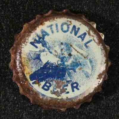 NATIONAL CORK BEER BOTTLE CAP SAN FRANCISCO, CALIFORNIA CROWN SF OLD HORSE RIDER