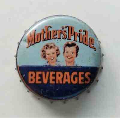MOTHERS PRIDE BEVERAGE LOS ANGELES GARDENA CALIFORNIA CORK BACK BOTTLE CAP CROWN