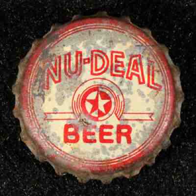 NU-DEAL CORK BEER BOTTLE CAP GRACE BROS BREWING SANTA ROSA, CALIFORNIA CROWN OLD
