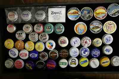 Lot of 49 Rare Bottle Caps: Factory Crowns, Promotions, and NSDA Medals