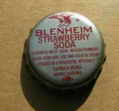 BLENHEIM STRAWBERRY SODA BOTTLE CAP SOUTH CAROLINA SC TAX VINTAGE 1970'S era