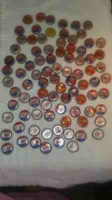 LOT OF VINTAGE SODA BOTTLE CAPS- 7UP ORG GRAPE STRWBRY PEPSI & COCA-COLA. W. VA