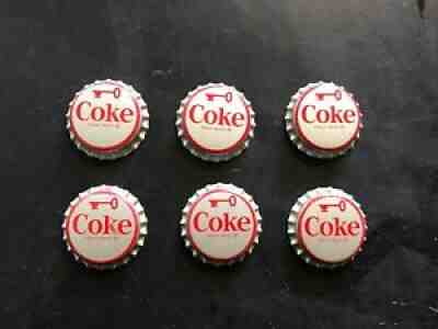 30)Mint Condition Vintage COKE with KEY Unused CORK BOTTLE CAPS Coca Cola